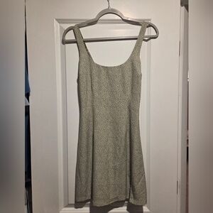 Abercrombie & Fitch Beige Patterned Mini Dress